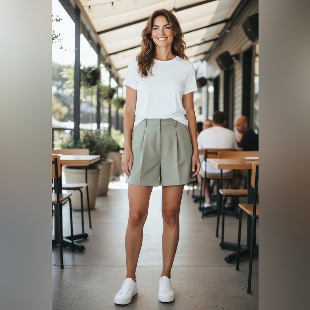 Anthropologie Olive Green Women's Bermudas